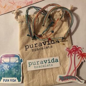 PURA VIDA BRACELETS AND STICKERS